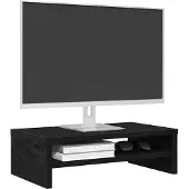 vidaXL Monitorständer Schwarze Eiche 42x24x13 cm Holzwerkstoff