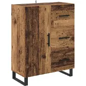 vidaXL Highboard 2 Stk. Altholz 69,5 x 34 x 180 cm