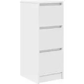 vidaXL Sideboard Weiß 29,5x34x76 cm Holzwerkstoff