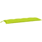 vidaXL Gartenbank-Auflage Hellgrün 150x50x7 cm Oxford-Gewebe