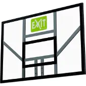 Exit Galaxy Basketballbrett, Basketballständer, für Kinder, Outdoor