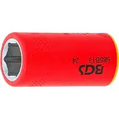 Bgs 35873 VDE-Steckschlüssel-Einsatz Sechskant, An trieb Innenvierkant 10 mm (3/8"), SW 13 mm