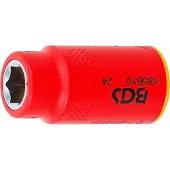 Bgs 35871 VDE-Steckschlüssel-Einsatz Sechskant, An trieb Innenvierkant 10 mm (3/8"), SW 10 mm