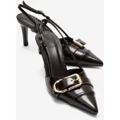 Prologue Noen Schnalle Spitzer Zehenbereich Stiletto Pumps