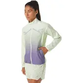 Asics LITE-SHOW JACKET GREEN/DUSTY PURPLE L
