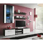 Xl Moebel Gmbh Wohnwand Komplette 5tlg.Wohnzimmer Einrichtung Set Regale Wandschrank TV-Ständer