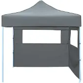 vidaXL Party-Zelt Anthrazit 291 x 291 x 315 cm Oxford-Stoff