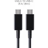 Samsung Original USB-C-zu-USB-C-Kabel - 5 A - 1,8 Meter - Schwarz