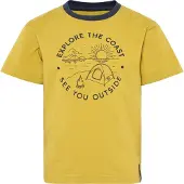 Didriksons Mynta, T-Shirt, Junior, gelb