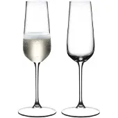 Riedel Champagnerflöte - Kristallglas - 250 ml (voll) - 2er Set - 6424/08 - Grape At Sektglas, Spülmaschinenfest