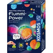 Kosmos 654108 Fun Science - Leuchtender Bouncy Ball, 20 farbige Power-Bälle herstellen, Einsteiger-Experimentier-Set