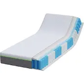 vidaXL Matratze Weiß und Grau 80 x 200 cm Jacquard-Stoff