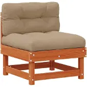 vidaXL Garten-Lounge-Set 7 stk. Wachsbraun Massives Kiefernholz