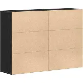 vidaXL Sideboard 2 stk. Schwarz Eichen-Optik 60 x 31 x 84 cm