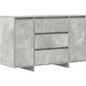 vidaXL Sideboard Beton Grau 120 x 41 x 75 cm Holzwerkstoff