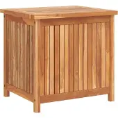 vidaXL Gartenbox 60x50x58 cm Massivholz Teak