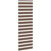 vidaXL Doppelrollo Braun 80x200 cm Stoffbreite 75,9 cm Polyester