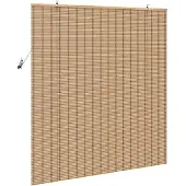 vidaXL Rollo Natur 140 x 160 cm Bambus