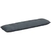 vidaXL Rückenkissen Dunkelgrau 180 x 50 cm Cordstoff