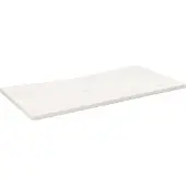 vidaXL Schreibtischplatte Weiß 100x60x2,5 cm Massivholz Kiefer