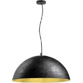 SLV FORCHINI 70, Pendelleuchte, E27, Pendellänge 150cm, 1x max. 40W, matt schwarz / matt gold 1008538