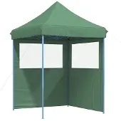 vidaXL Party-Zelt Grün 200 x 200 x 306 cm Oxford-Stoff