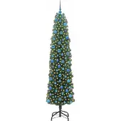vidaXL Fritz (mit 300 LEDs und 120 blauen Kugeln)