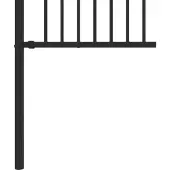 vidaXL Spitzenzaun BAARLO 200 x 166 cm Pulverbeschichteter Stahl