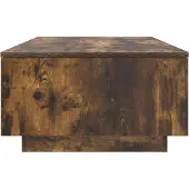 vidaXL Couchtisch Geräucherte Eiche 95 x 55 x 31 cm Holzwerkstoff