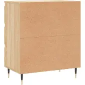 vidaXL Sideboard Sonoma-Eiche 60x35x70 cm Holzwerkstoff
