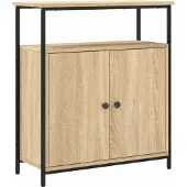 vidaXL Sideboard Sonoma-Eiche 70 x 30 x 80 cm Holzwerkstoff