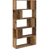 vidaXL TV-Schrankset Wandmontiert Braun 80 x 24 x 156 cm Holzwerkstoff
