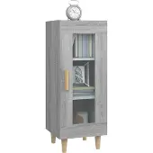 vidaXL Sideboard Grau Sonoma 34,5x34x90 cm Holzwerkstoff