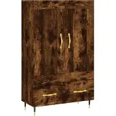 vidaXL Highboard Räuchereiche 69,5x31x115 cm Holzwerkstoff