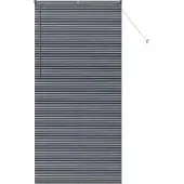 vidaXL Venezianische Jalousien Dunkelgrau 220 x 105 cm Aluminium