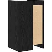 vidaXL Sideboard Schwarz Eichen-Optik 45 x 35 x 75 cm