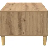 vidaXL Couchtisch Artisan-Eiche 90 x 50 x 26,5 cm Holzwerkstoff