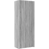 vidaXL Hochschrank Grau Sonoma 70x42,5x225 cm Holzwerkstoff