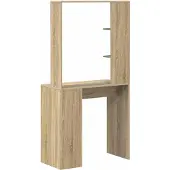 vidaXL Schreibtisch Sonoma-Eiche 78,5 x 37 x 154,5 cm Holzwerkstoff