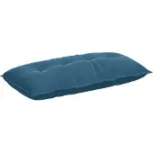 vidaXL Rückenkissen Blau 100 x 50 cm Cordstoff