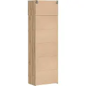 vidaXL Aufbewahrungsschrank 2 stk. Artisan-Eiche 70 x 42,5 x 225 cm