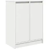 vidaXL Sideboard Weiß 57x34x76 cm Holzwerkstoff