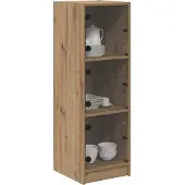vidaXL Highboard Artisan-Eiche 35 x 37 x 109 cm Holzwerkstoff