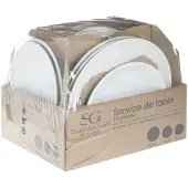 5 Five 18-teiliges Tafelservice Farbe white