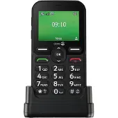 Doro Leva E10, Balken, Single SIM, 6,1 cm (2.4"), 0,3 MP, 1150 mAh, Schwarz