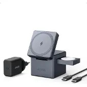 Anker Y1811G11, Drinnen, AC, USB, Kabelloses Aufladen, 1,5 m, Schwarz