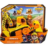 Ryhmä Hau Rubble & Crew - Großes Planierraupen-Baufahrzeug mit Licht- und Geräuscheffekten (Deluxe Fahrzeug) und Rubble-Figur, Bulldozer, 3 Jahr(e), LR44, Kunststoff, Mehrfarbig