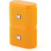 Kodak SoundBrix Wireless Stack Speaker (Overload Orange), 2PCS