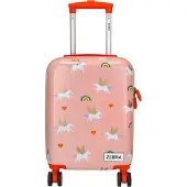 Zebra trends Travel Kinderkoffer rosa