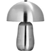 House Doctor HDRoomie Tischlampe, silber gebürstet, Metall - , Metallisch, für Wohnzimmer, Metall